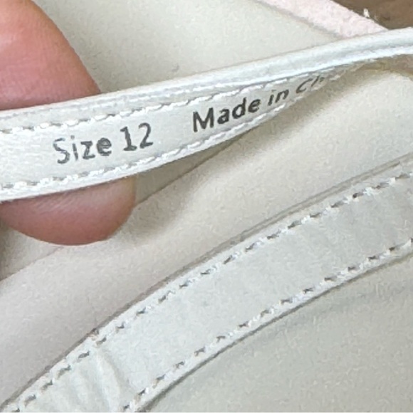 Dolce Vita Gemini Wedges - ivory leather - size 12 - Picture 12 of 16